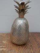 Brass pineapple trinket box