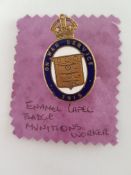 1915 Enamel Munitions Worker,s Badge