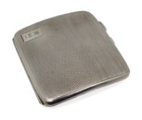Solid Silver English Cigarette Case Birmingham 1925