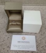9Ct White Gold Diamond Solitaire Ring