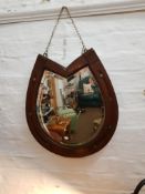 Edwardian Horseshoe Wall Mirror