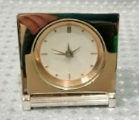 Veritas Chrome Plated Alarm Clock