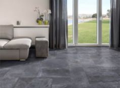 12.78 Square Meters of Porcelanosa Bluestone Metro Nature Floor and Wall Tiles. 56.9x56.9cm per...