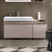 Keramag 1184MM Citterio Natural Beige/Oak Vanity unit Right Hand. RRP £1.459.99. Comes complet...