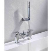 NEW (K311) Summit Bath Shower Mixer with Shower Head and Hose - Chrome. RRP £125.99. Supplied ...