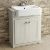 NEW & BOXED 667mm Cambridge Ivory FloorStanding Sink Vanity Unit RRP £749.99.MF2900.Comes com...