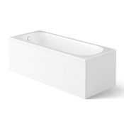 (MQ66) 1700x700mm Straight Bath. It is great for the whole family, the kids and the dog! Oh, ...