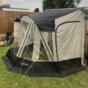 3 x 260cm wide x 300cm deep bay window porch awning - 150d oxford polyester pu3000mm (zzstbpa260)