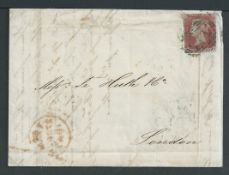 G.B. - Northumberland/Denmark/Forwarding Agents 1847 Entire Letter from Elsinore, Denmark, to Londo
