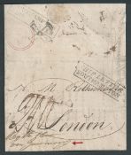 G.B. - Ship Letters - Southampton 1823 Entire letter from Rio de Janeiro to Rothschild, London 