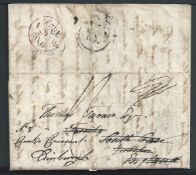Mexico 1828 Entire Letter from 'Mexico (City?) 24 December 1828