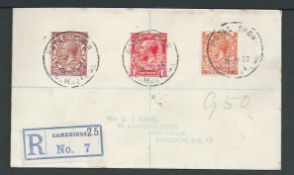 G.B. - Exhibitions 1922 (July 8) Stampless O.H.M.S. Cover addressed to No. 1 Remount Depot, Dublin,