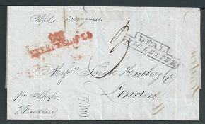 Great Britain - Ship Letters 1840 1840 Entire letter from New Orleans to London endorsed 