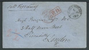 Germany - Franco - Prussian War 1870 Stampless soldiers covers with Prussian Field Post datestamps