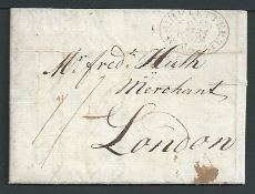Great Britain / Ship Letters / Ramsgate 1814 Entire Letter from La Guayra to London with fine singl