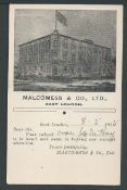 South Africa 1915 1/2d postal stationery postcard from East London to Lady Grey with photographic a