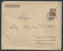 Germany 1936 Cover with printed heading 