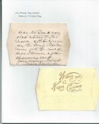 Royalty Christmas Card Princess Mary Adelaide Of Cambridge Duchess Of Teck Fine Undated Christmas