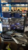 Blue Diamond Enhanced Ceramic Non-Stick 7 Piece Pan Set