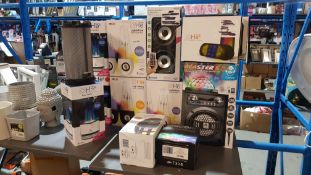 13 Items Ð To Include 3 X He Lightshow Water Speakers, 3 X He Aqua Speaker, 2 X He T900 Premi...