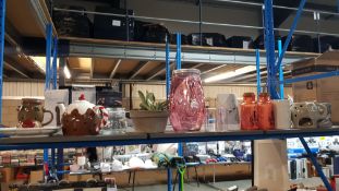 Contents Of Shelf Ð Mixed Household Items To Include Elephant Tealight Holder, Reindeer Jug, ...