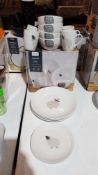 13 Piece Porcelain Sheep Dinner Set