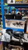 1 X Scoville Pure Neverstick C Toughened Aluminium 9 Piece Cookware Set