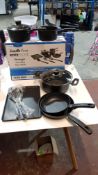 1 X Scoville Pure Neverstick C Toughened Aluminium 9 Piece Cookware Set