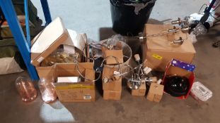 A Quantity Of Mixed Ceiling Lights