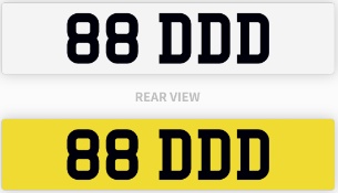 88 DDD number plate / car registration