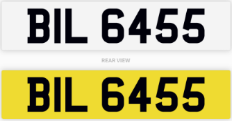 BIL 6455 number plate / car registration