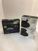 2 x HE Levitating Air Speakers & 1 x BlastArepro Augmented Reality Gaming kit