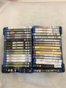 36 x Mixed Blu Ray DVDs
