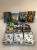 10 x DVD movie / TV box sets
