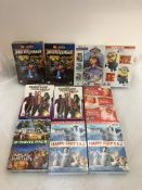 10 x DVD movie / TV box sets