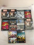 10 x DVD movie / TV box sets