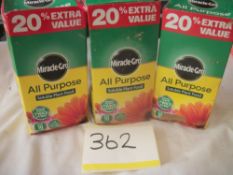 3 x 1.2kg Miracle-Gro All Purpose Soluble Plant Food