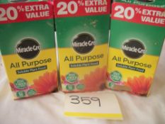 3 x 1.2kg Miracle-Gro All Purpose Soluble Plant Food