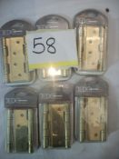 6 Pair x Brass 4