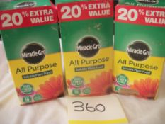 3 x 1.2kg Miracle-Gro All Purpose Soluble Plant Food