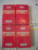 4 x ERA Bathroom Lock
