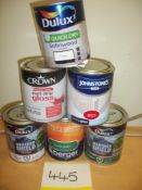 6 x 750ml Various Paint