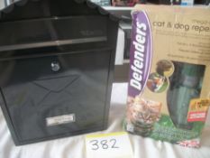 Burg Wachter Classic Post Box & Defenders Mega-Sonic Cat & Dog Repeller