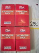4 x ERA Bathroom Lock