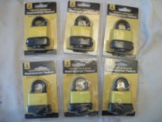 6 x 40mm Weatherproof Padlock