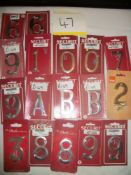 17 x Various Numbers