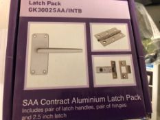 3 X Pairs Handles With Hinges And Latches