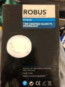 5X Robus R1131Hf 13W Hf Fitting With Gear And Lamp Drop Glass