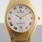 Edox / Date - Date World's Slimmest Calendar Movement - Unisex Steel Wrist Watch