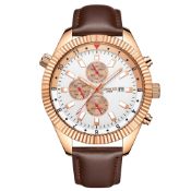 Limited Edition Hand Assembled GAMAGES Hour Rotator Automatic Rose – 5 Year Warranty & Free Delivery